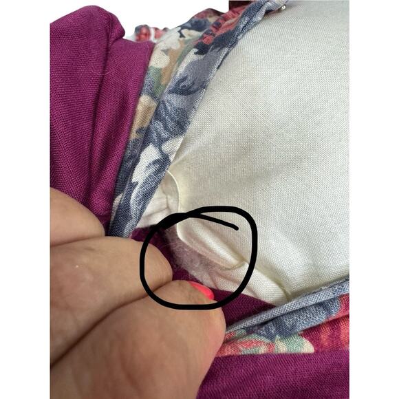 Large 25” VTG Raggedy Ann and Andy Dolls Handmade Floral Clothing Country Core - Picture 8 of 9